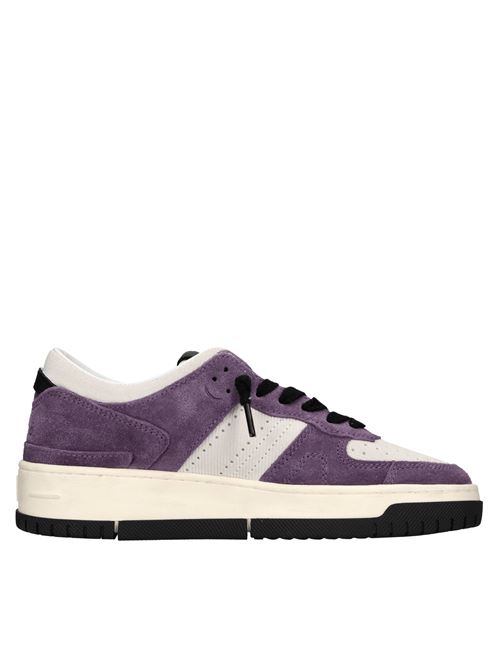 Suede trainers D.A.T.E. | TORNEO STRIPEDVIOLABEIGE-NERO